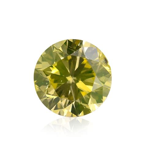 103 Carat Fancy Intense Green Yellow Diamond Round Shape I1