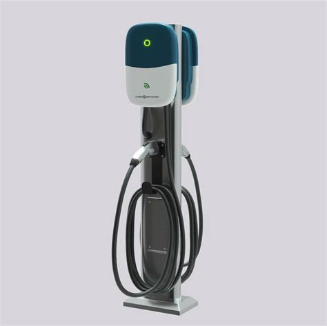 Commercial Dual Ev Charging Station Dual Cse1 Level 2 48a Rfid