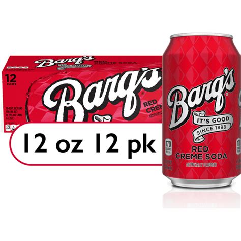 Barqs Red Creme Soda Soft Drink 12 Fl Oz 12 Pack Root Beer And Cream