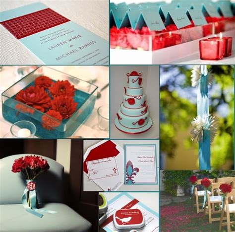 Teal Color Schemes For Weddings