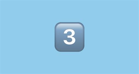3️⃣ Keycap Digit Three Emoji
