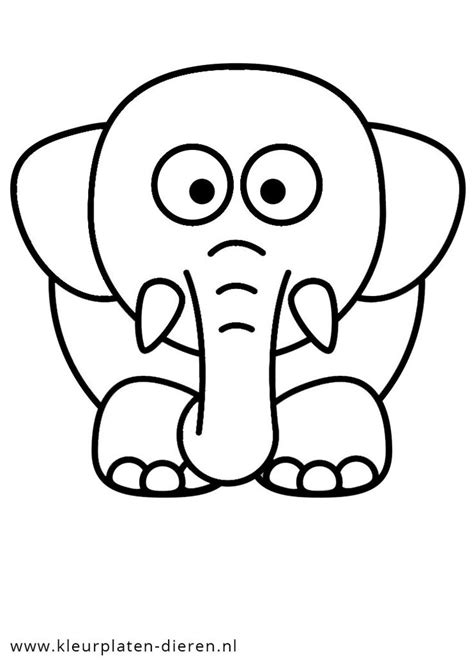 680 x 1024 gif pixel. kleurplaten nl | Kleurplaat Olifant - Kleurplaten ...