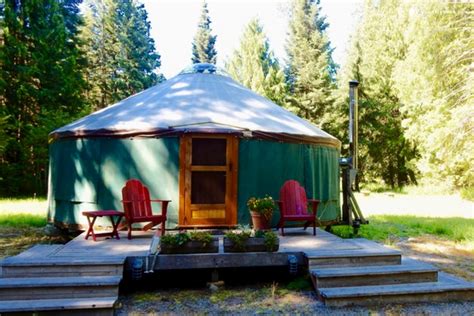 Yurt Glamping In North Idaho