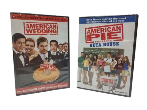 American Pie American Wedding Unrated Dvd Movies Lot Collection New