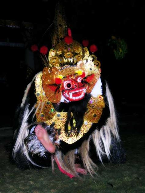 Le Barong Mystérieuse Créature Balinaise Bali Authentique