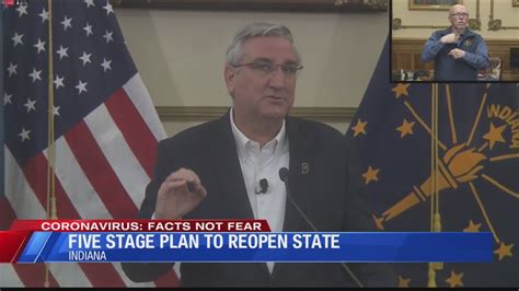 Five Stage Reopening Plan For Indiana Youtube