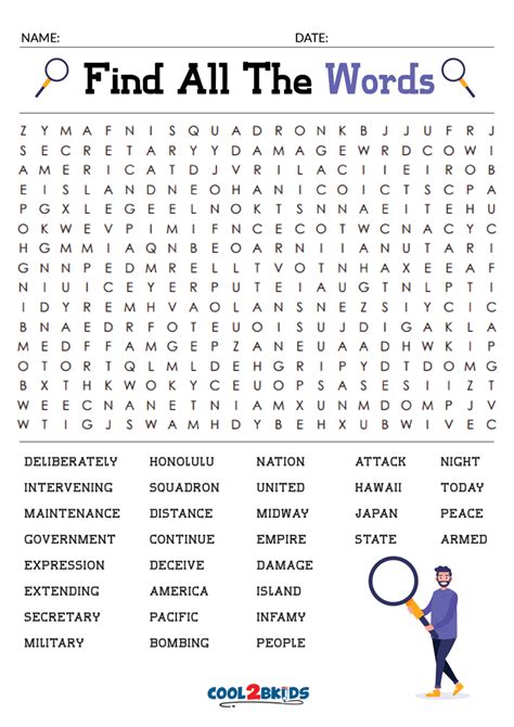 Difficult Printable Word Search