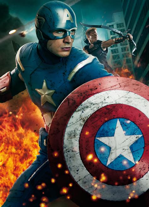 Captain America Poster Captain America Chris Evans The Avengers