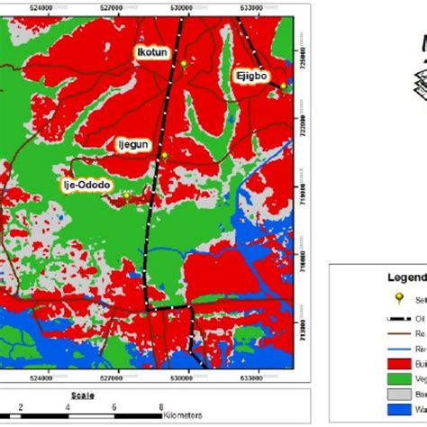 Land Cover Map Of 2011 Download Scientific Diagram