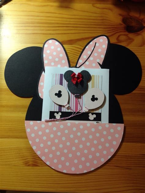 Minnie Mouse Birthday Card With Envelope Minnie Mouse Birthday