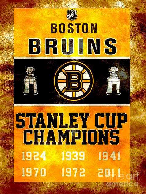 Boston Bruins Banner Digital Art By Steven Parker Fine Art America