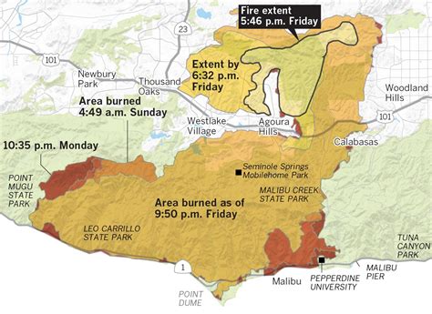 Southern California Fires Today Map