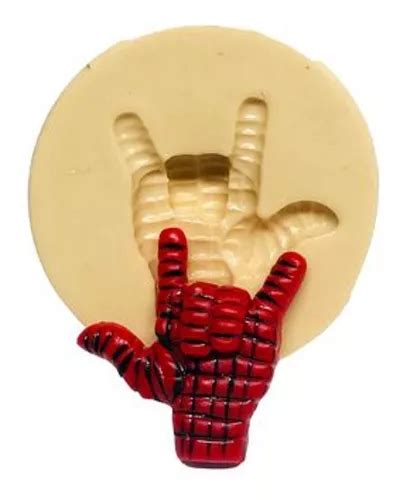 molde de silicone mão homem aranha confeitaria rb559 mercadolivre