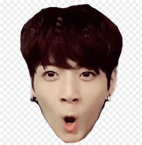 Download Bts Jungkook Meme Editing Freetoedit Bts Funny Memes Face PNG Image With No Background