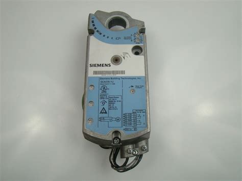 Siemens Rotarty Electronic Damper Actuator Gca2261u Joseph Fazzio