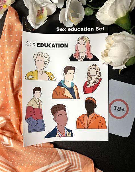 Sex Education Sticker Set Pack Netflix Naklejki Etsy