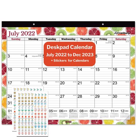 Buy Cranbury Large Deskpad 2022 2023 Academic 18 Month From July 2022