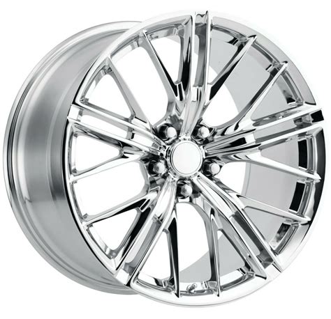 20x9 20x10 Chevy Camaro Zl1 Oe Replica Wheels Chrome Staggered Rims