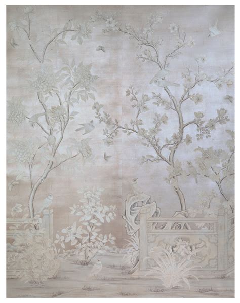 48 Gold Chinoiserie Wallpaper