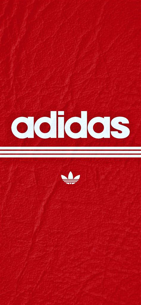 Adidas Logo Red Wallpaper