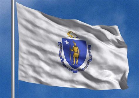 Massachusetts State Flags Nylon And Polyester 2 X 3 To 5 X 8 Us