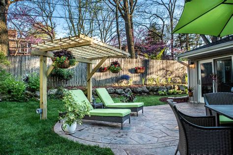 Stamped Concrete Patio And Pergola — Degnan Design Build Remodel