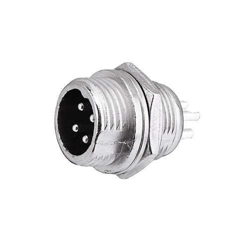 20pcs Gx12 4pin 12mm Male And Female Wire Panel Circular Connector