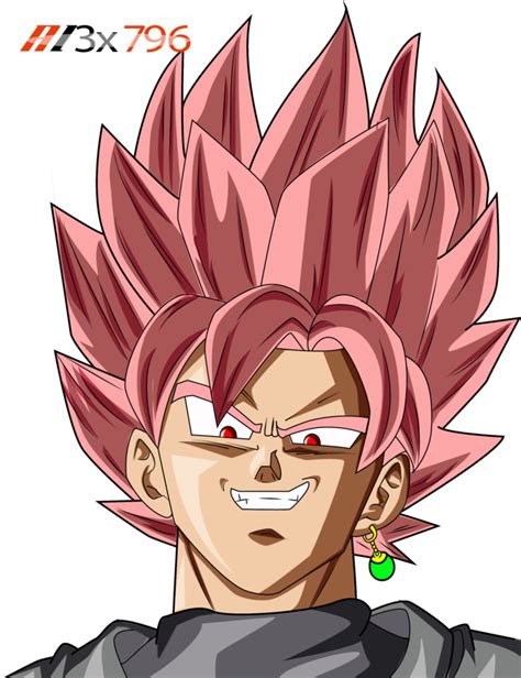 Black Goku Pink Hair Render Palette By Al3x796 Anime Dragon Ball Goku