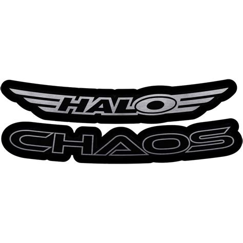 Halo Chaos Rim Decals Silver