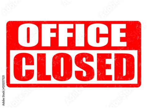 Office Closed Stamp Stock Image And Royalty Free Vector Files On