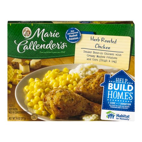Pic of a marie callender's restaurant kitchen. Marie Callender's Herb Roasted Chicken Dinners (14 oz ...