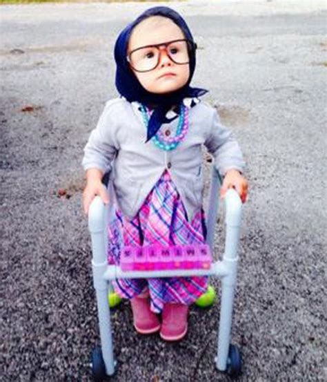 9 Unbelievably Adorable Photos Of Kids Dressed As Old