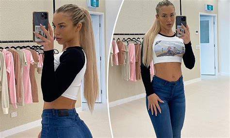 Tammy Hembrow Flaunts Her Famous Backside Spray On Jeans