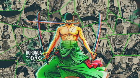 Roronoa Zoro. Wallpaper by Chrisru on DeviantArt