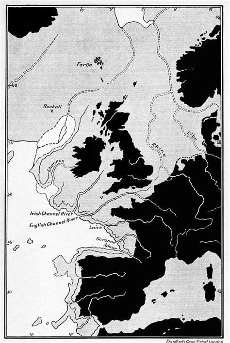 Prehistoric Sea Level Map Europe Photograph By Sheila Terry Pixels