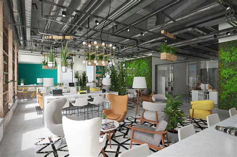 Society co-working space on Behance | Coworking space, Interior design