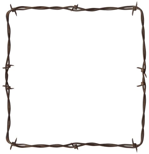 33 Barbed Wire Border Clipart Collection
