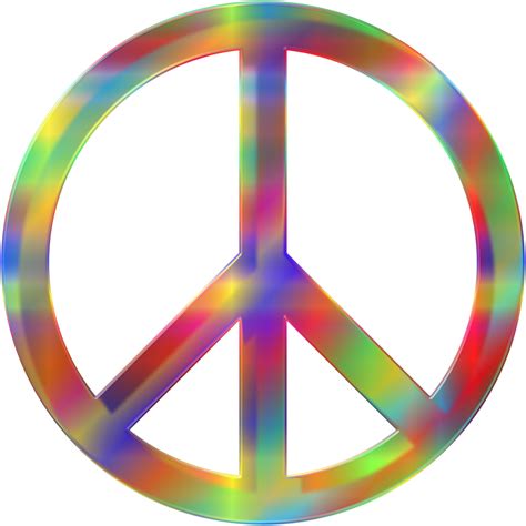 Clipart Psychedelic Peace Sign