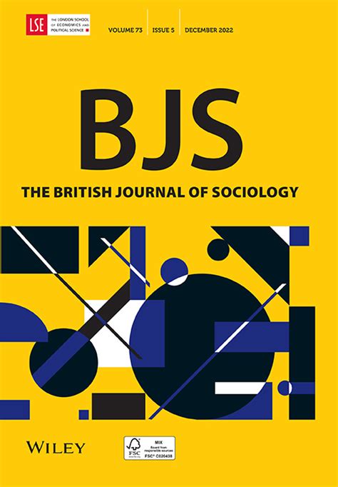 The British Journal Of Sociology Vol 73 No 5