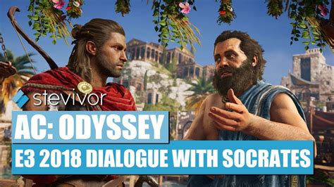 Assassin S Creed Odyssey Dialogue With Socrates Stevivor YouTube