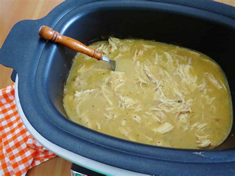 Make sure the heat is set on high, and whisk until the gravy mix has dissolved. Crock Pot Chicken and Gravy - The Country Cook