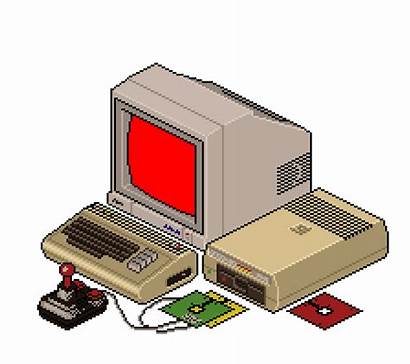 Computer Animated Giphy Pixel Gifs Clipart Retro