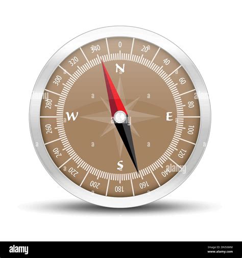 The Glossy Compass Stock Vector Image And Art Alamy
