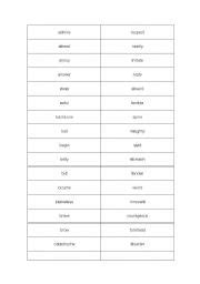 english teaching worksheets synonyms