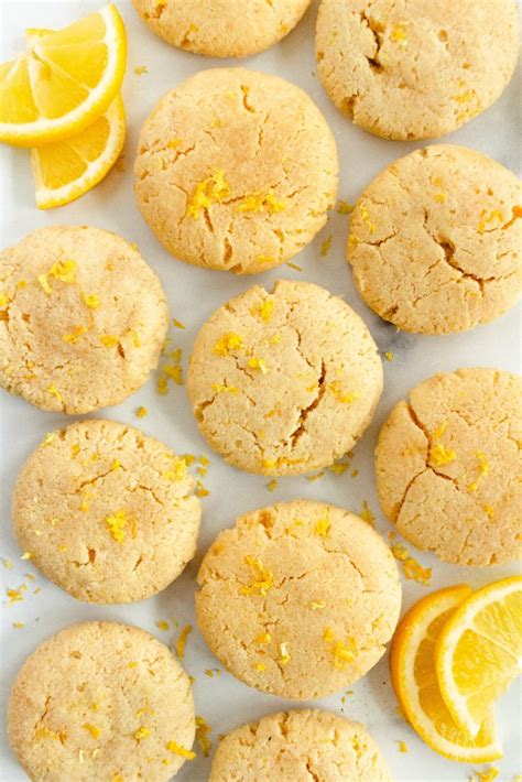 Chewy Lemon Almond Flour Sugar Cookies Once Upon A Pumpkin
