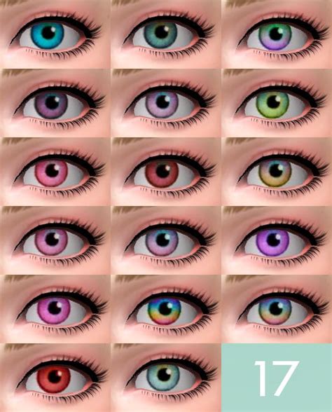 Sims 4 Custom Content Eyes Delicate Eyes Non Default By Taraab At Mod