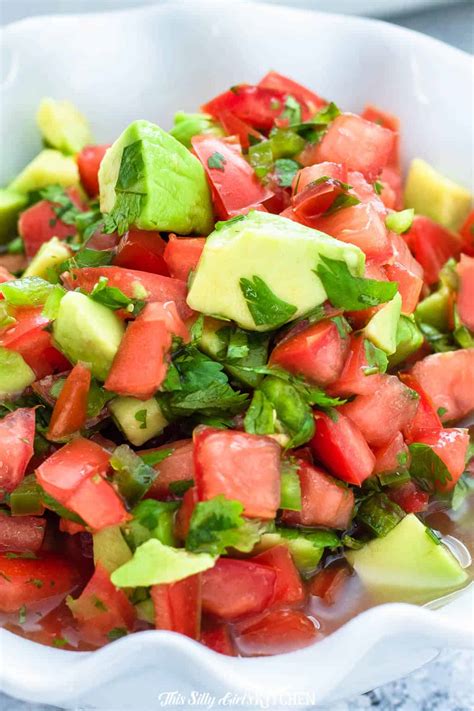 Avocado Salsa Recipe Made With Easy Simple Ingredients