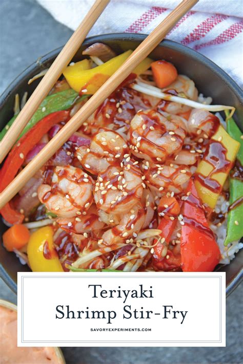 Coat a large, nonstick skillet with cooking spray and warm over medium heat. Skip the takeout and make this easy Teriyaki Shrimp Stir Fry instead! This Shrimp Stir Fry is an ...