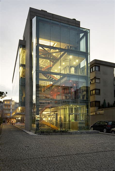 Glass Boxes Showroom Architecture Design Multi Story Building Structures Architects