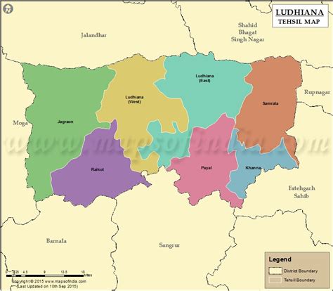 Ludhiana Tehsil Map